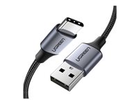 Ugreen USB 2.0 USB Type-C kabel 1m Sort