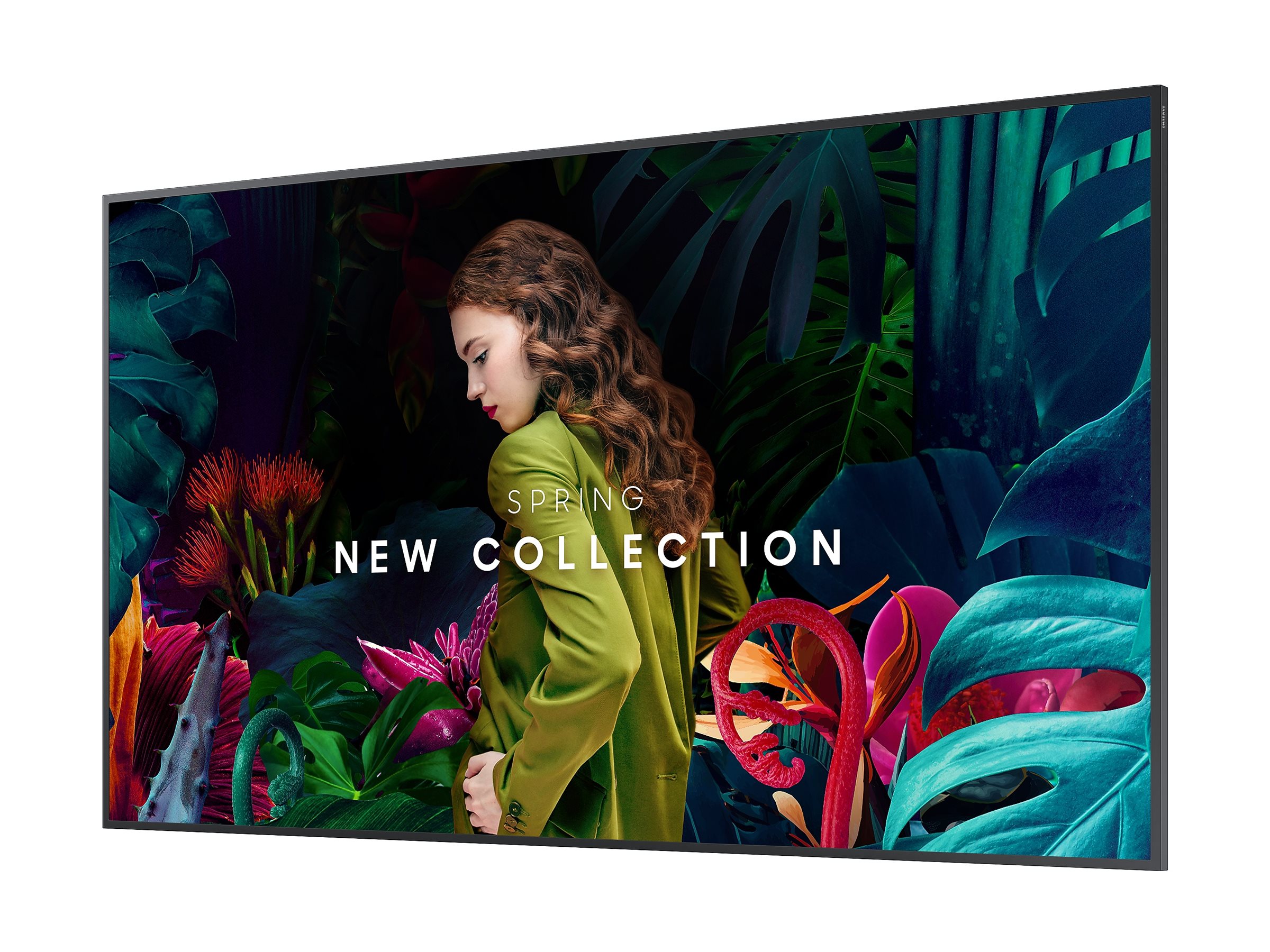 Samsung QB50C QBC Series 50 LED-backlit LCD display Crystal UHD 4K for digital Product shot Front 80025