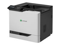 Lexmark CS820de - Printer - colour - Duplex - laser - A4/Legal - 1200 x 1200 dpi - up to 57 ppm (mono) / up to 57 ppm (colour) - capacity: 650 sheets - USB 2.0, Gigabit LAN, USB 2.0 host
