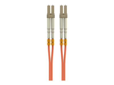 Belkin 20M Fiber Optic Cable; Orange Multimode LC/LC Duplex, 50/125 OM2