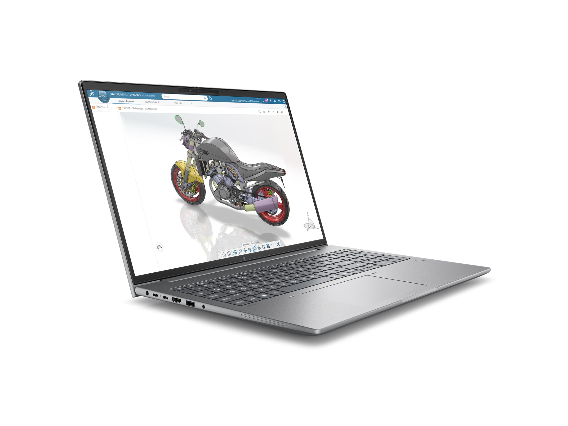 HP ZBook X G2i Mobile Workstation Copilot+ PC AI PC AI Workstation 16 Intel Core Ultra 7 Product shot Left-angle 79901