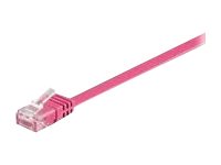 MicroConnect CAT 6 Ikke afskærmet parsnoet (UTP) 30cm Netværkskabel Pink
