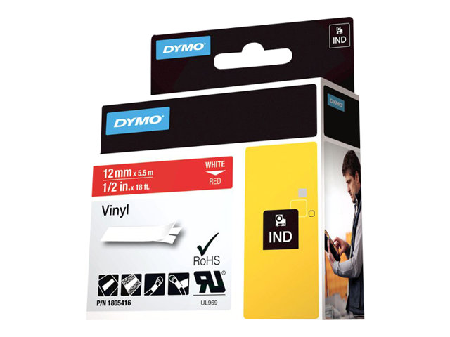 Dymo Rhino Tape 1 Cassettes Roll 12 Cm X 55 M