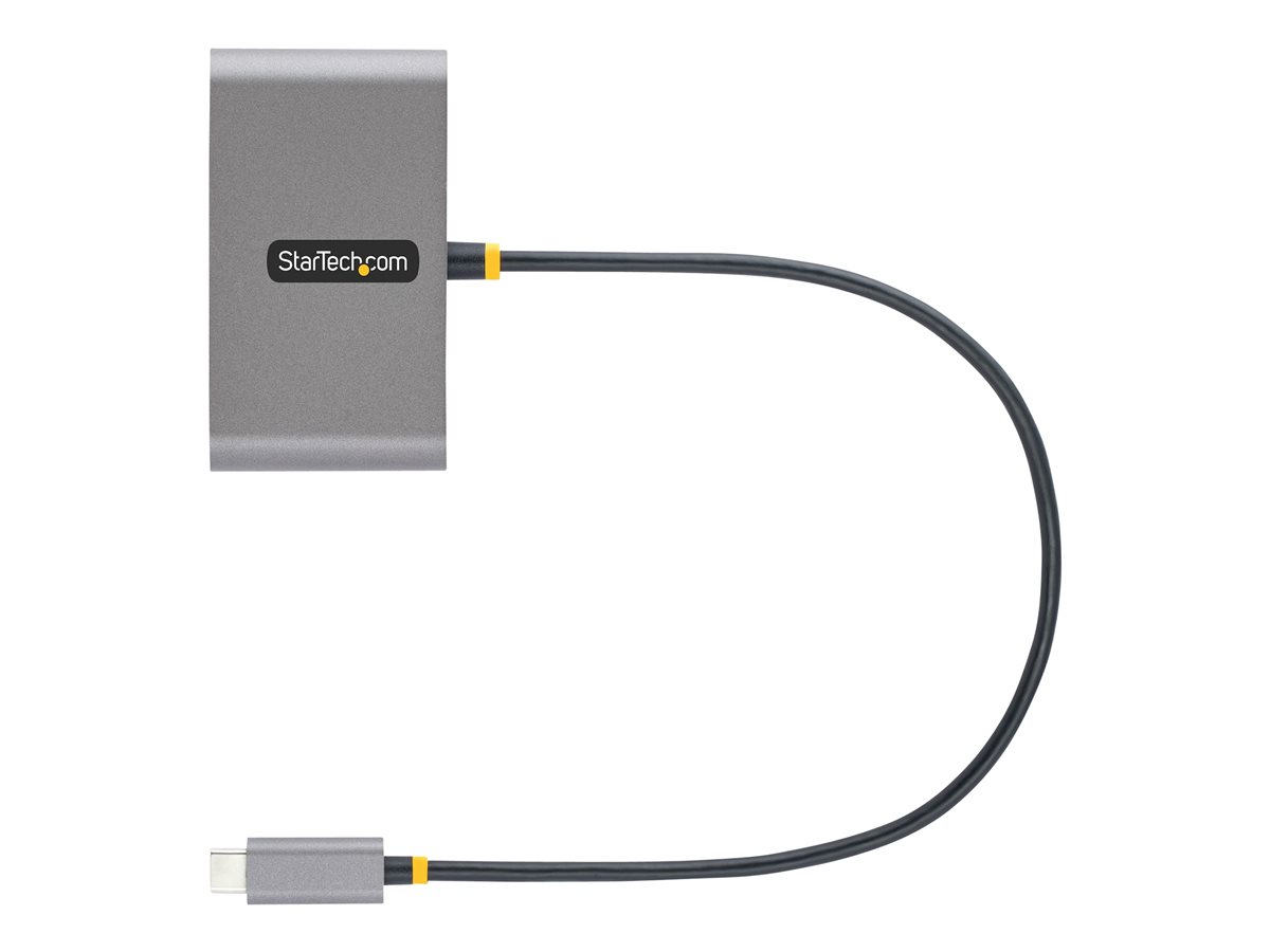 StarTech.com 4-Port USB-C Hub with 100W Power Delivery Pass-Through Charging, 2x USB-A + 2x USB-C, 5Gbps, USBC Hub w/ 1ft (30cm) Long Cable, Portable Laptop USB Type-C to USB-A/C Hub - USB 3.0 Expansion Hub (5G2A2CPDB-USB-C-HUB) - rozbočovač - 4 porty – foto 3