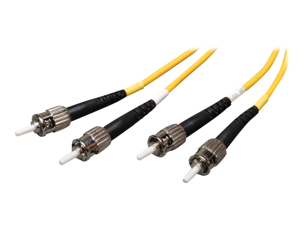 Tripp Lite 3M Duplex Singlemode 8.3/125 Fiber Optic Patch Cable ST/ST 10' 10ft 3 Meter - patch cable - 3 m - yellow