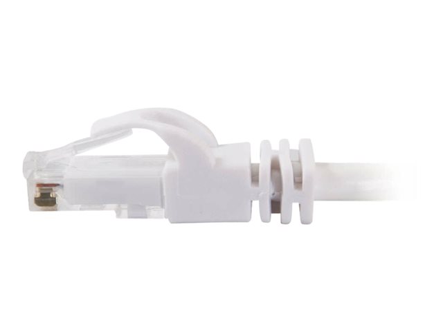 C2G Cat6 Booted Unshielded (UTP) Network Patch Cable - patch kabel - 5 m - bílá – foto 5