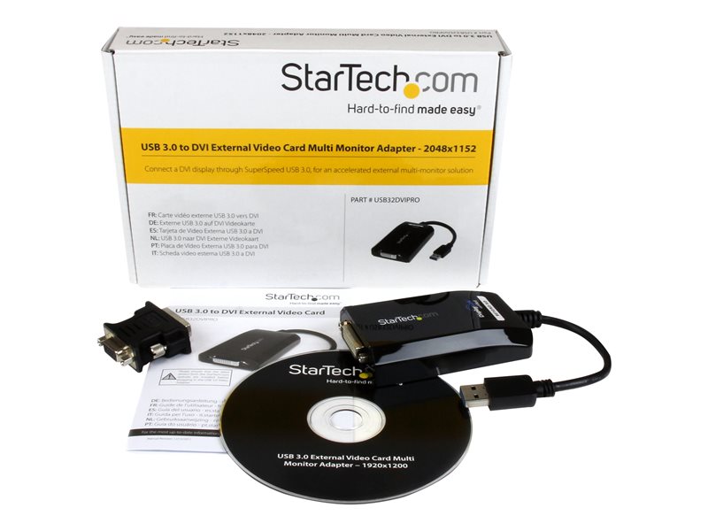 StarTech.com Adaptateur USB 3.0 vers DVI - 2048x1152