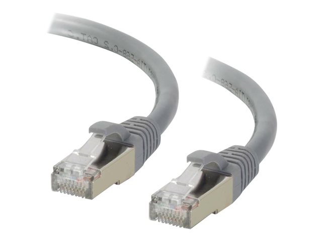 C2g Cat6a Booted Shielded Stp Network Patch Cable Patch Cable 1 M Grey