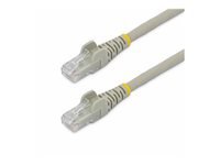 StarTech.com 25ft (7.6m) LSZH CAT6 Ethernet Cable, 10 Gigabit Snagless RJ45 100W PoE Patch Cord, CAT 6 10GbE UTP Network Cable w/Strain Relief, Gray/Fluke Tested/ETL/Low Smoke Zero Halogen - Category 6, 24AWG (N6LPATCH25GR)