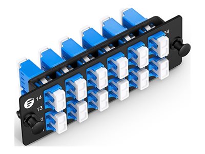 FS FHD series patch panel - ceramic sleeve, OS2 single-mode