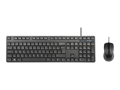 Keyboard and mouse set - full size - antimicrobial