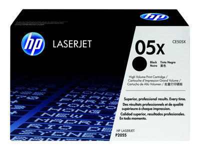HP 05X       Schwarz     LaserJet    Tonerpatrone