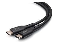 C2G 12ft (3.7m) USB-C Male to USB-C Male Cable (20V 5A) - USB 2.0 (480Mbps)