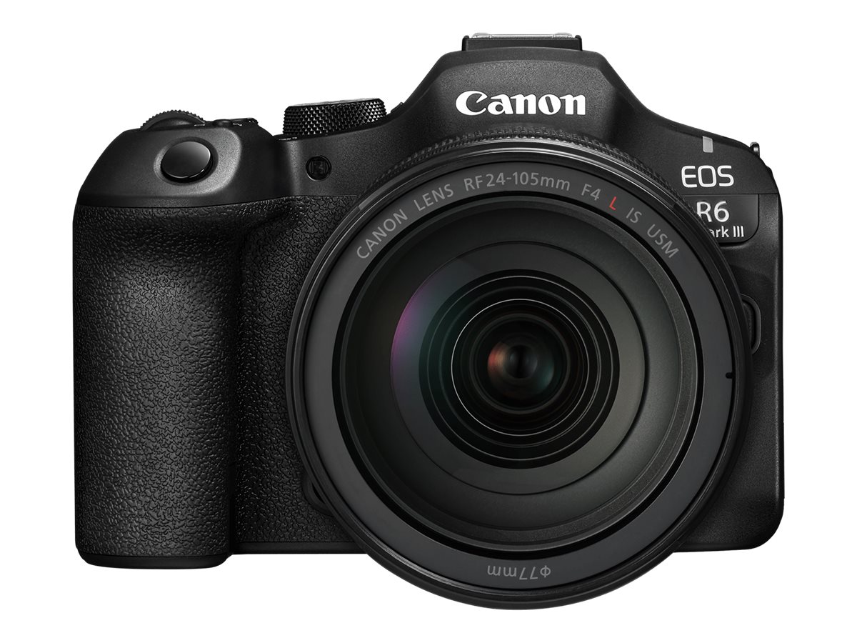 Canon EOS R6 Mark III, digital camera RF 24-105mm F4 L IS USM lens