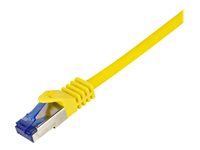 LogiLink Professional CAT 7 (kabel)/CAT 6a (stikforbindelser) S/FTP 1m Patchkabel Gul RAL 1018