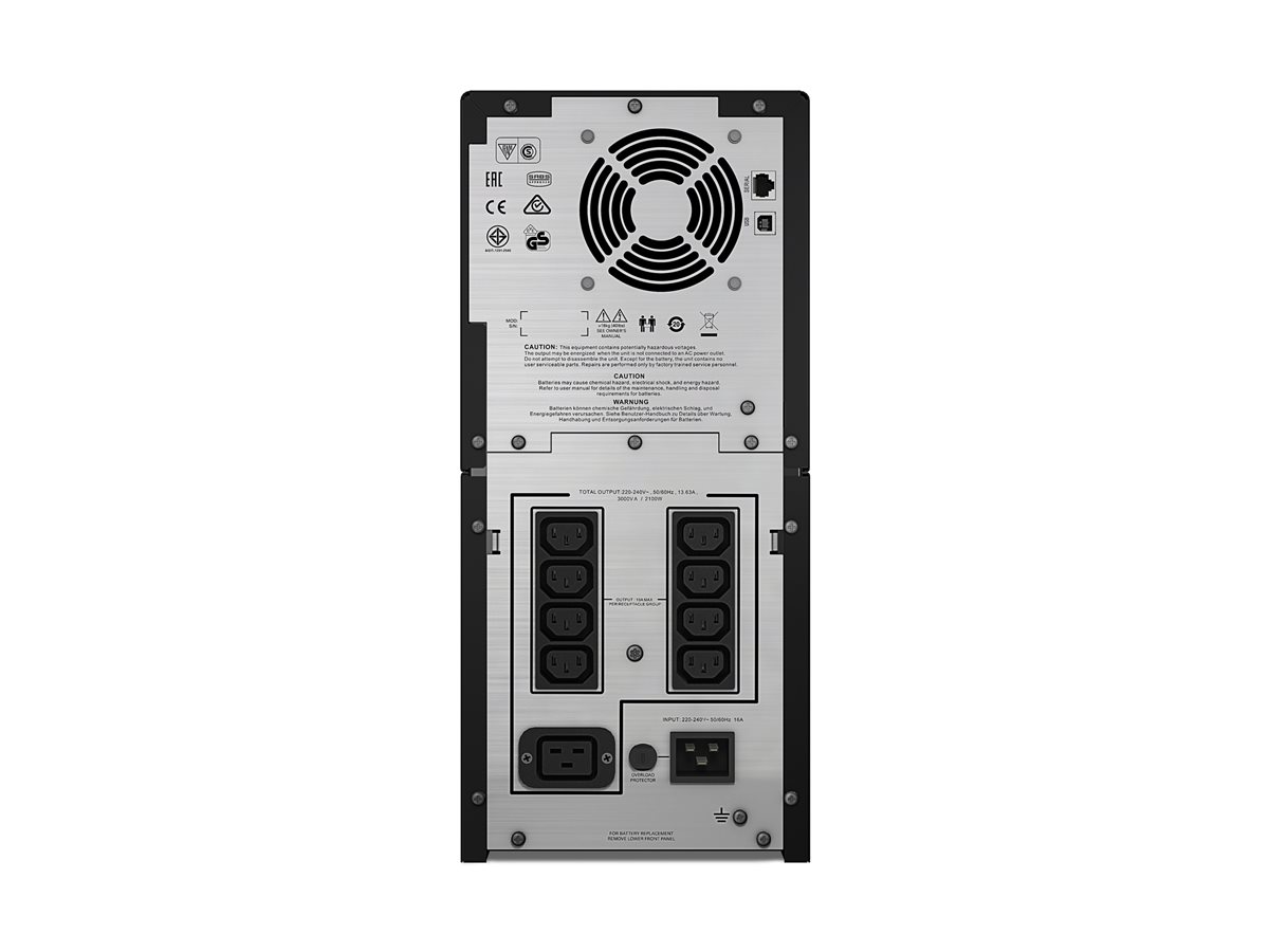 APC Smart-UPS C SMC3000I 3000 VA 2100 W Schwarz