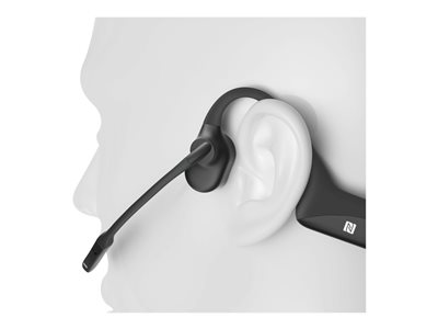 AfterShokz OpenComm Headset open ear behind the neck mount