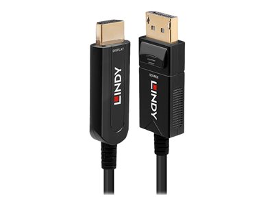 LINDY DP 1.2 to HDMI 18G AOC Cable 50m