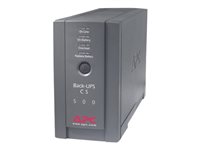 APC Back-UPS CS 500 UPS AC 120 V 300 Watt 500 VA output connectors: 6 black  image