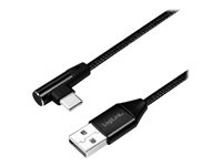 LogiLink USB 2.0 USB-kabel 30cm Sort