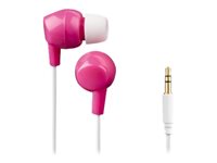 Thomson EAR3106P Kabling Øreproptelefoner Pink Hvid