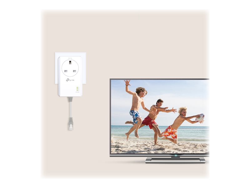 TP-Link TL-PA7017P KIT V4 - Starter Kit - powerline adapter kit - wall-pluggable