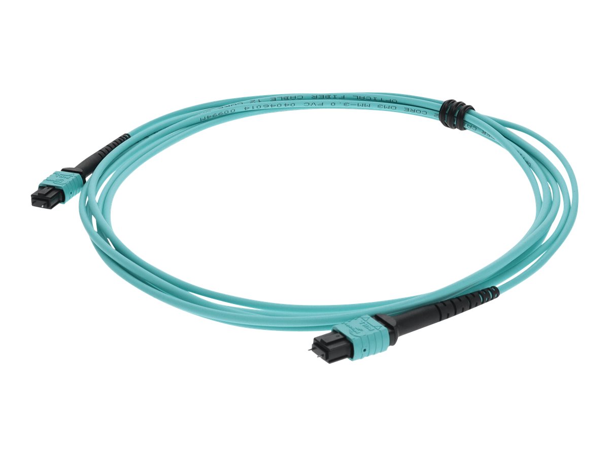 AddOn 5m MPO OM4 Aqua Patch Cable