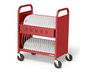 Bretford Cube Transport Pro - Chariot (support uniquement) - pré-câblé - pour 16 ordinateurs portables/Chromebooks/tablettes 