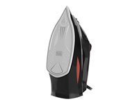 BLACK+DECKER BXIR3000E Dampstrygejern 3000W Sort Rød
