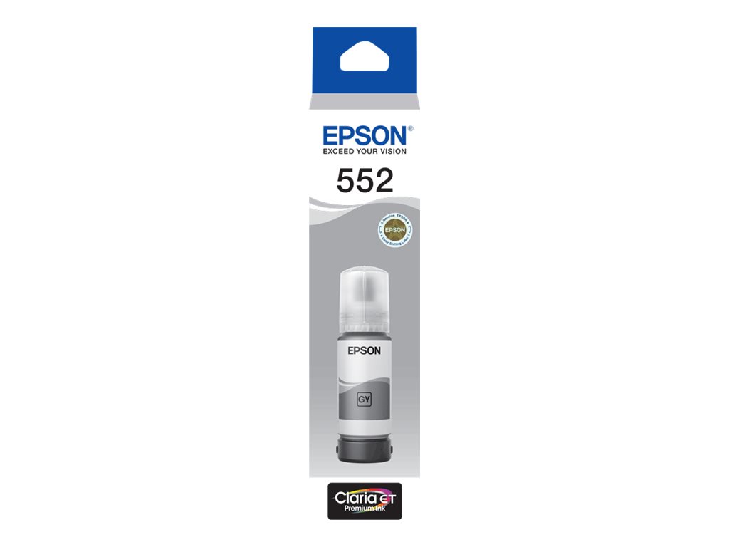 Epson 552 Ultra High Capacity grey original ink Package view Front 80490