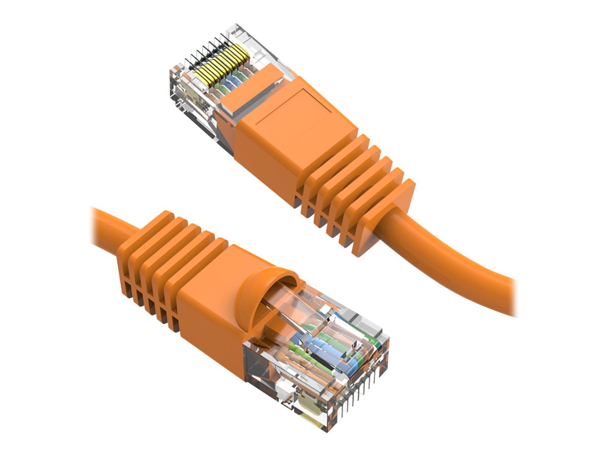 Axiom Cat6 550 MHz Snagless Patch Cable - patch cable - 22.9 m - orange