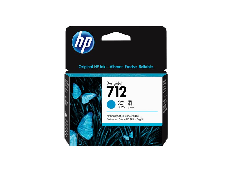 HP 712 29-ml Cyan DesignJet Ink