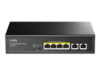 Cudy GS1006P Switch 6-porte Gigabit Ethernet PoE+