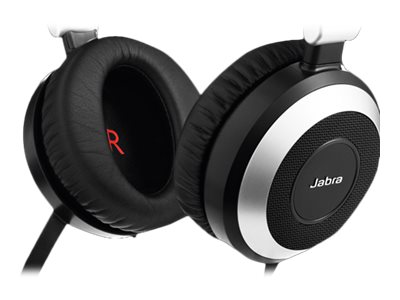 Jabra Evolve 80 MS stereo - headset - 7899-823-189 - Wired Headsets 