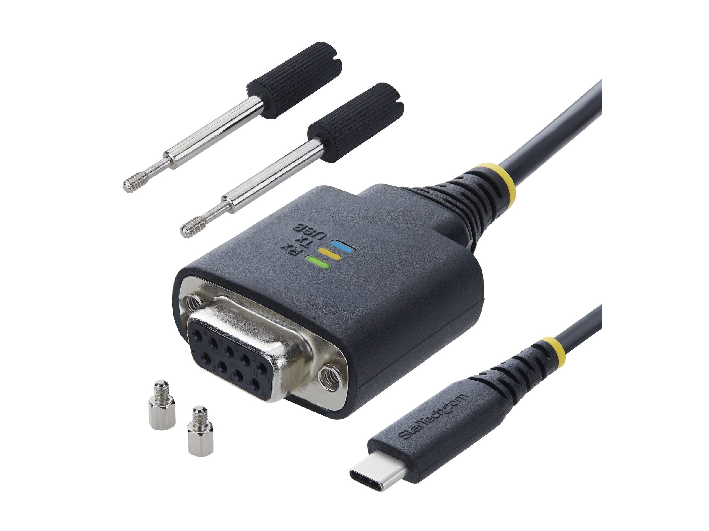 StarTech USB-C / serial cable USB-C to DB-9 2 Product shot Close-up 75800