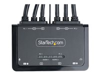 2-PORT DUAL MONITOR KVM SWITCH – StarTech.com