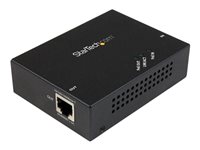 StarTech.com 1 Port Gigabit PoE+ Extender 802.3at & 802.3af - 100m (330ft) - Power over Ethernet Extender - PoE Repeater Netw
