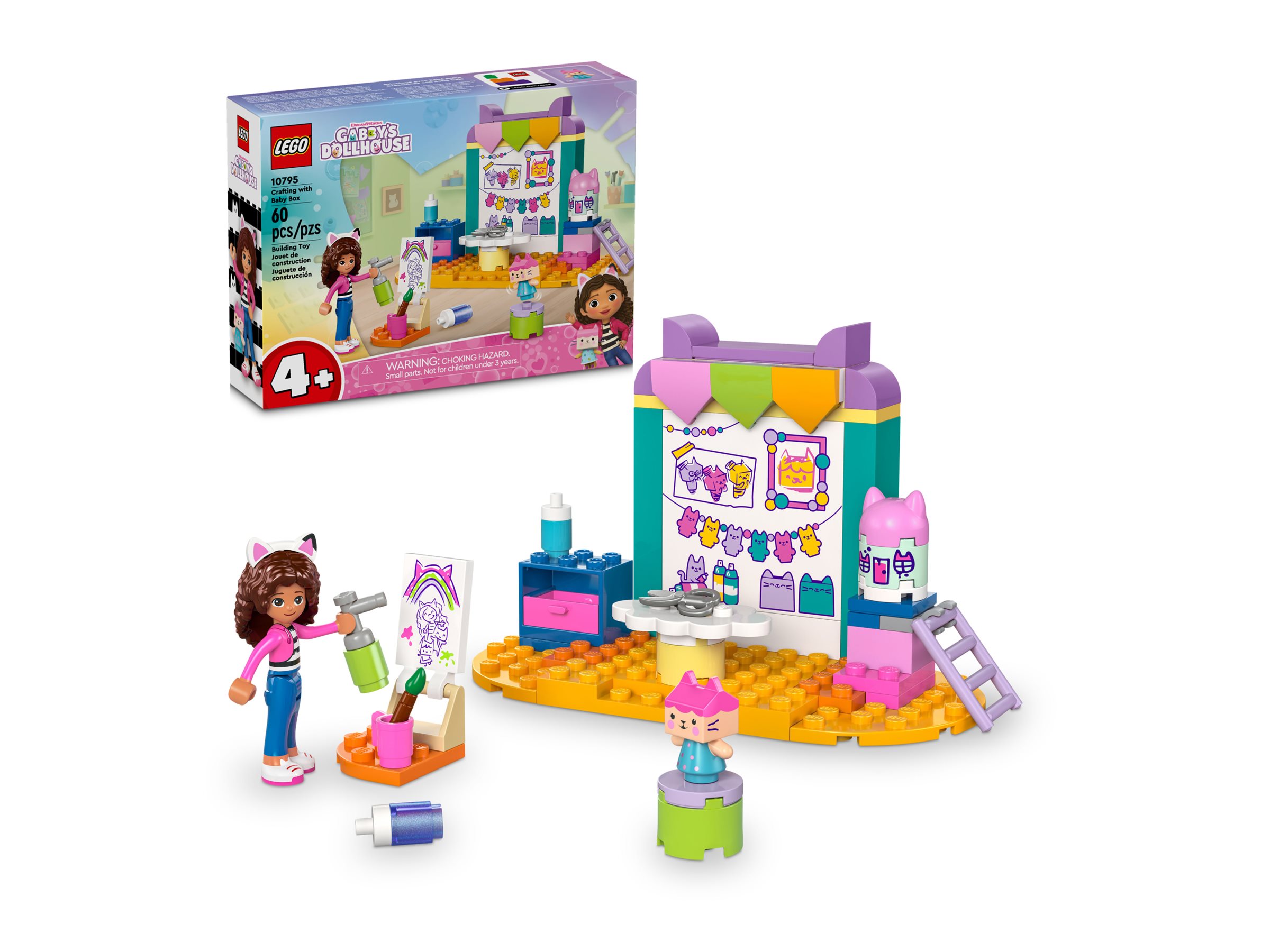 Lego Gabby's Dollhouse - Crafting with Baby Box