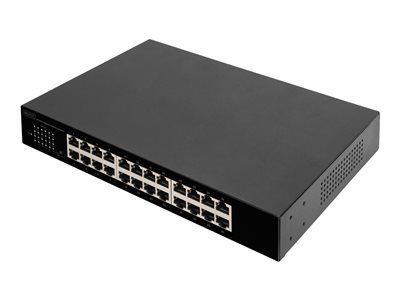 DIGITUS Switch 24-Port Gigabit schwarz - DN-80113-1