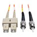 Eaton Tripp Lite Series Duplex Multimode 50/125 Fiber Patch Cable (SC/ST), 2M (6 ft.)