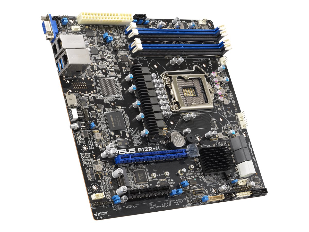 ASUS P12R-M - základní deska - mikro ATX - zásuvka LGA1200 - C252 – foto 2