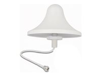 Delock Antenne Mushroom Hvid 2.4 GHz 824 - 960 MHz 1710 - 2700 MHz