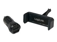LogiLink 10Watt Bilstrømsadapter