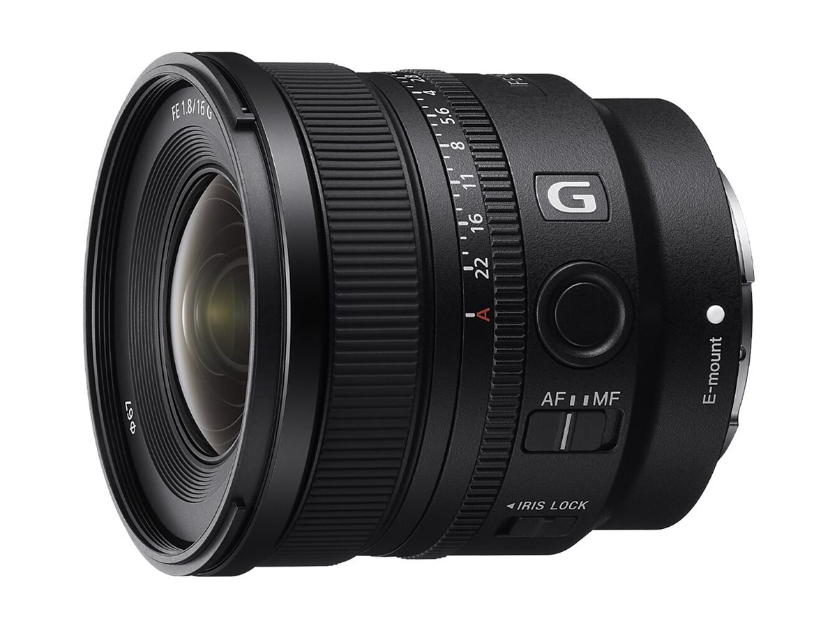 Sony FE 16mm F1.8 G Wide-Angle Lens for Sony E-Mount - SEL16F18G