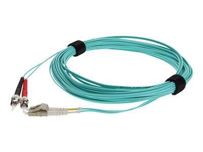 AddOn 7m LC to ST OM4 Aqua Patch Cable