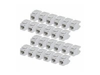 Startech - Jack avec fonction de correction keystone - 180°, 110 punch down - CAT 6 