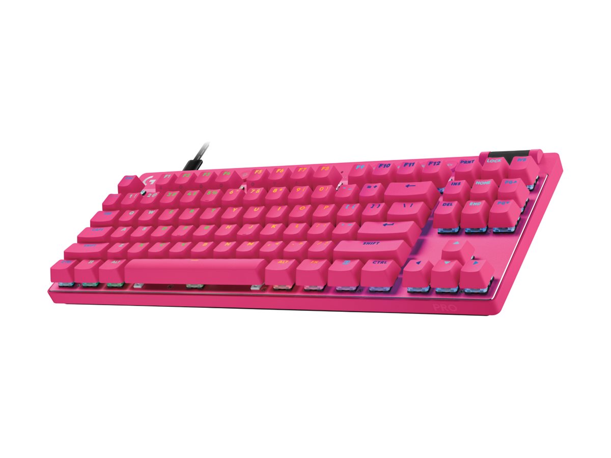 Logitech G PRO X TKL, keyboard, QWERTY, English, pink Input Device
