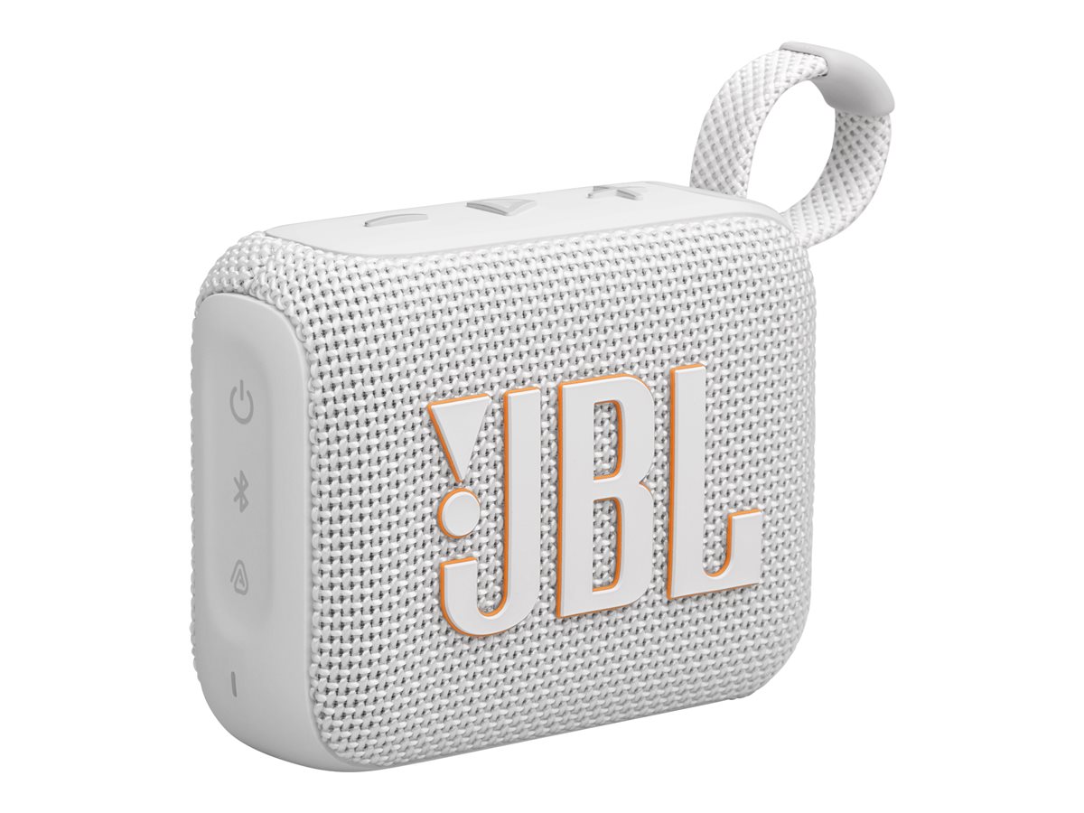 JBL Go 4 Portable Bluetooth Speaker - White - JBLGO4WHTAM