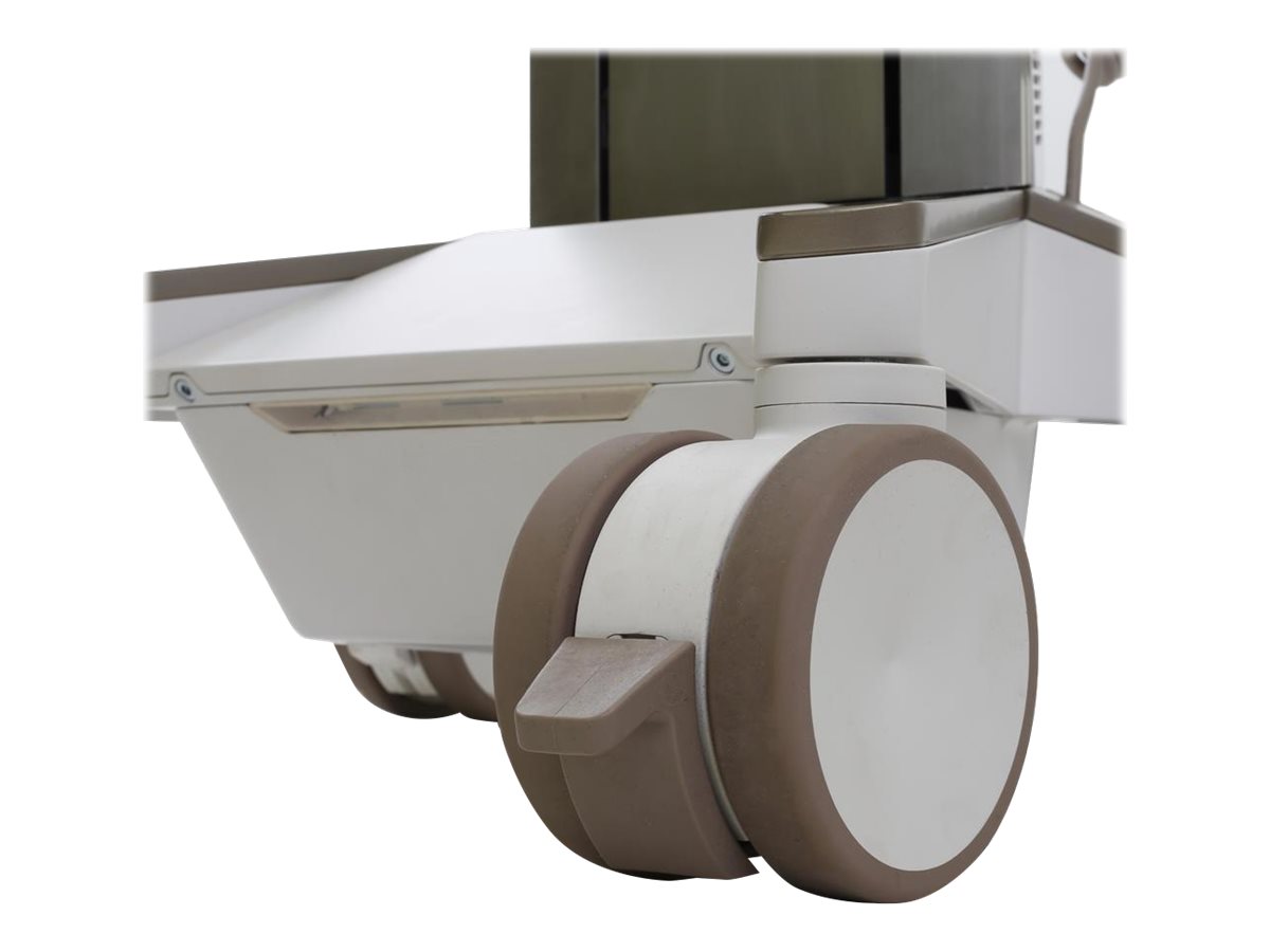 Ergotron CareFit Pro vozík - Electric Lift - pro LCD displej / klávesnice / myš / CPU - bílá, teplá šedá - kompatibilní s TAA – foto 4