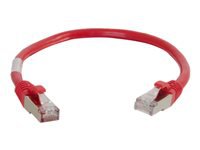 C2G 12ft Cat6 Ethernet Cable - Snagless Shielded (STP) - Red